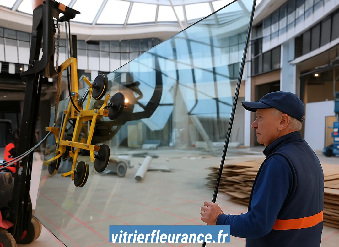 Remplacement de vitrine magasin Fleurance
